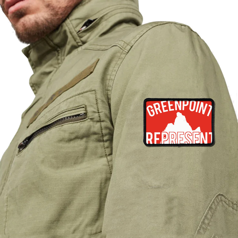 Green Point Rep   Brooklyn Rectangle Patch | Artistshot