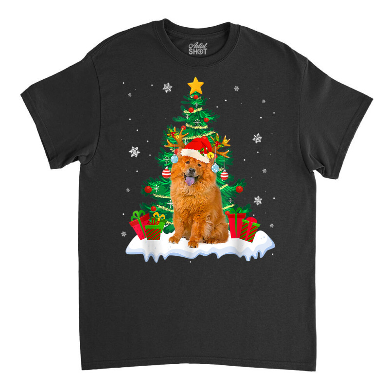 Christmas Pajama Chow Chow Tree Xmas Dog Dad Mom Classic T-shirt | Artistshot