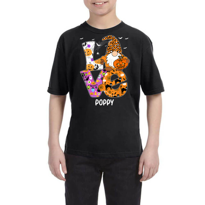 Love Poppy Halloween Gnome Pumpkin Spooky Season Youth Tee by Hulk | Artistshot