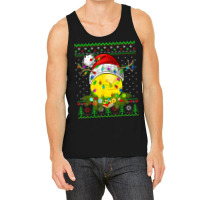 Funny Lacrosse Sport Ugly Christmas Pajama Lights Xmas Tank Top | Artistshot