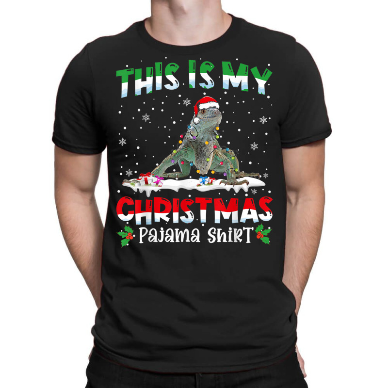 This Is My Christmas Pajama Shirt Cute Iguana Animals T-shirt | Artistshot