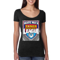 Mate Ma'a Tonga   Ikale Tahi   Rugby League   Tongan Design Pullover H Women's Triblend Scoop T-shirt | Artistshot