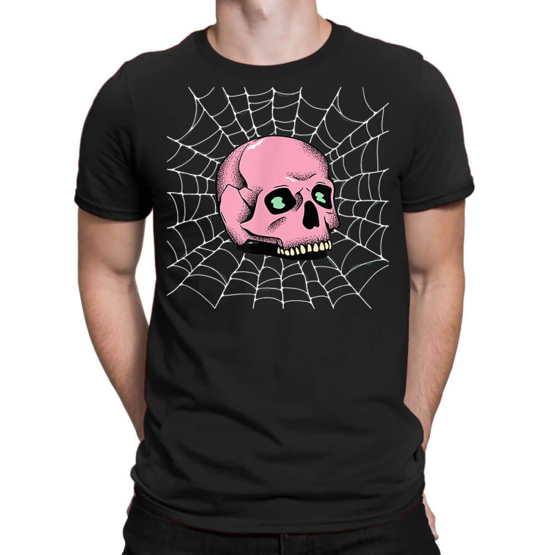 Tis The Season To Be Spooky Pink Skull Halloween T-shirt | Artistshot