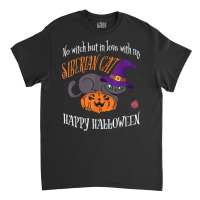 Siberian Cat   Cat Lover Not A Witch Funny Halloween Classic T-shirt | Artistshot