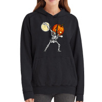 Halloween Boys Dabbing Skeleton Scary Pumpkin This Year Vintage Hoodie | Artistshot