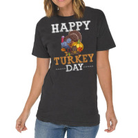 Thanksgiving Happy Turkey Day Pilgrim Turkey Kids Toddler Vintage T-shirt | Artistshot