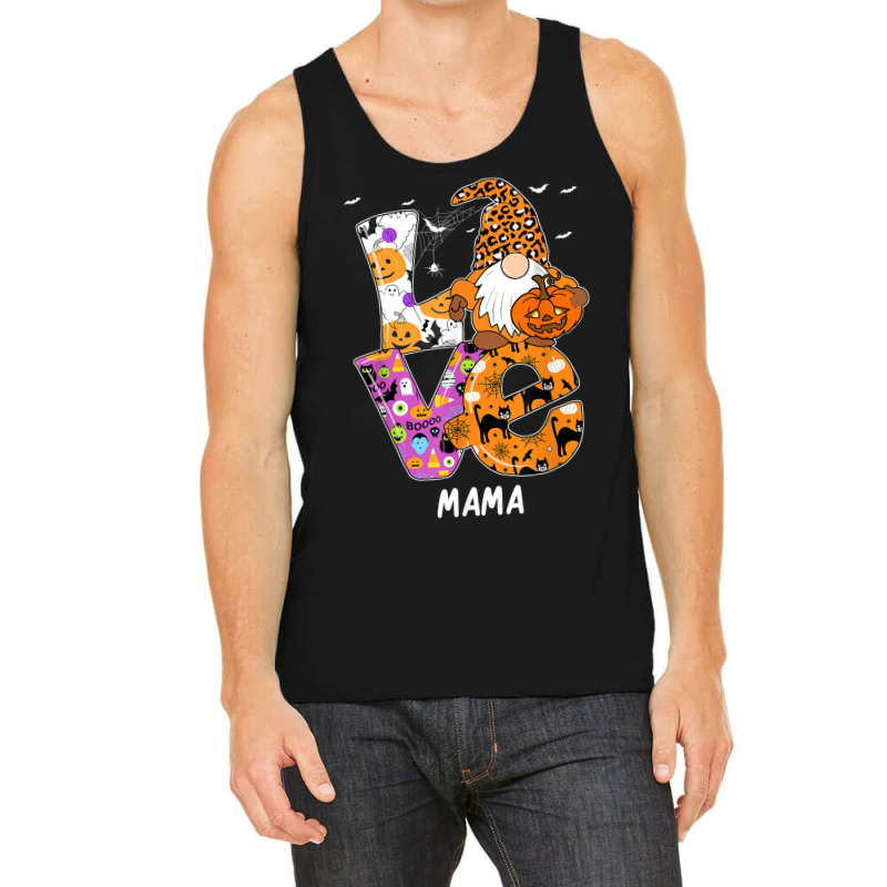 Love Mama Halloween Gnome Pumpkin Spooky Season Tank Top | Artistshot