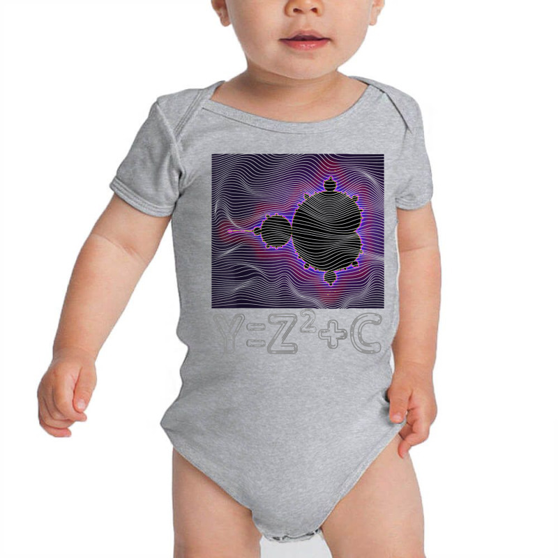 Mandelbrot Fractal Complex Numbers Equation Retro Math T Shirt Baby Bodysuit by mantewipuortog | Artistshot