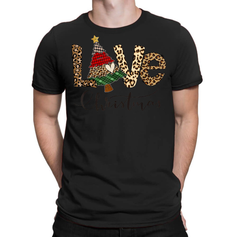 Love Christmas Funny Gnome Plaid Christmas Lights Xmas Gifts T-shirt | Artistshot