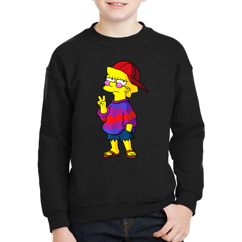 Lisa The Simpsons Funny Kid Youth Sweatshirt by BestTees | Artistshot