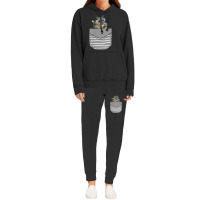 Banjo Instrument Raccoon In Pocket Hoodie & Jogger Set | Artistshot