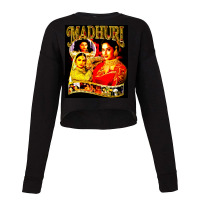 Madhuri Dixit, Madhuri Dixit Vintage, Madhuri Dixit Art, Madhuri Dixit Cropped Sweater | Artistshot