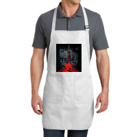 Temple Of The Bleeding Trident, Shiva, Trishul, Temple Of The Bleeding Full-length Apron | Artistshot