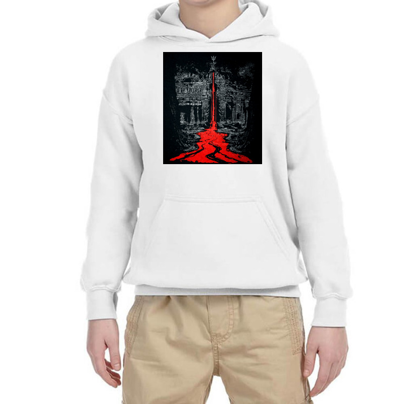 Temple Of The Bleeding Trident, Shiva, Trishul, Temple Of The Bleeding Youth Hoodie | Artistshot