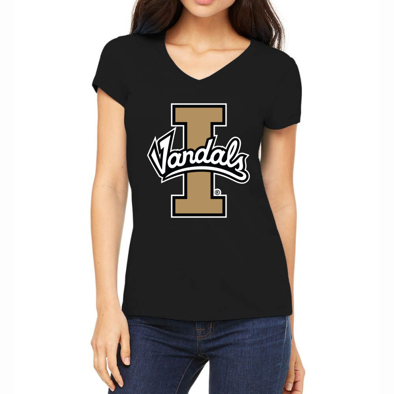 Vandals  Idaho Football Women's V-neck T-shirt | Artistshot