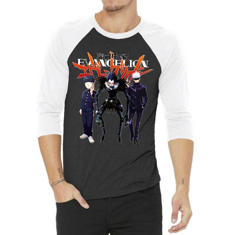 Totally Normal Evangelion Classic 3/4 Sleeve Shirt by cm-arts | Artistshot