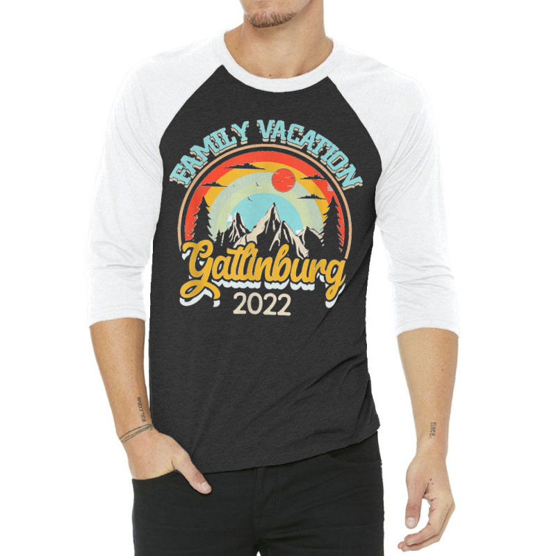 Tennessee Smoky Mountains Family Vacation Gatlinburg 2022 T Shirt 3/4 Sleeve Shirt | Artistshot