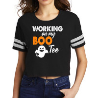 Funny Working On My Bootee Halloween Booty Glutes Scorecard Crop Tee | Artistshot