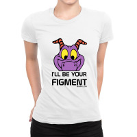 I'll Be Your Figment   Epcot, Journey Into Imagination   Wdwnt.com   D Ladies Fitted T-shirt | Artistshot