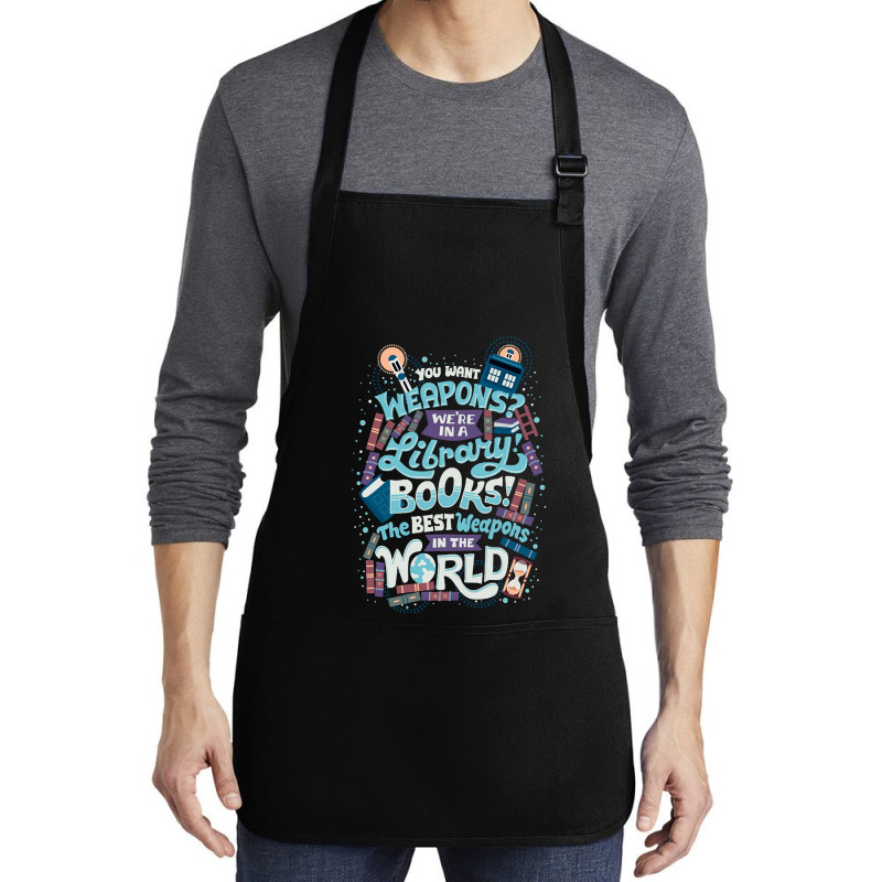 Gifts Idea Dóctór Love Whó Gift Men Medium-length Apron | Artistshot