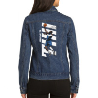 Tim Hardaway Jr. Vertical Ladies Denim Jacket | Artistshot