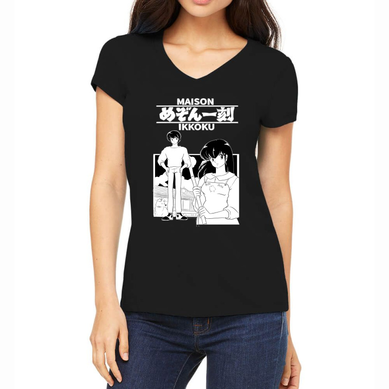 Maison Ikkoku Classic Women's V-Neck T-Shirt by cm-arts | Artistshot