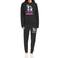 Thyroid Cancer Woman Warrior Purple Pink Ribbon Awareness Tank Top Hoodie & Jogger Set | Artistshot