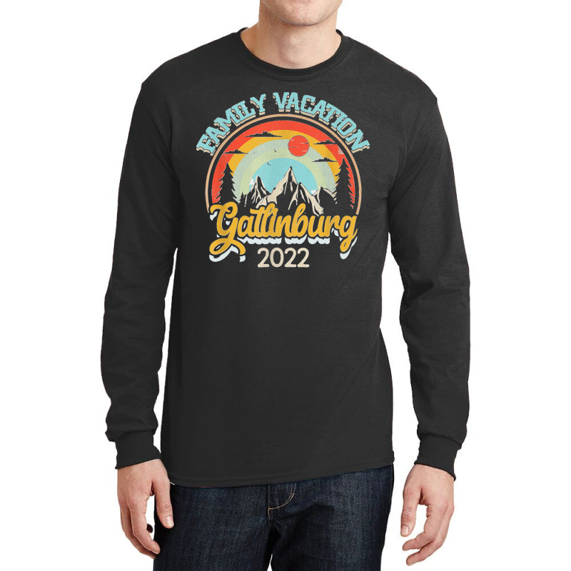 Tennessee Smoky Mountains Family Vacation Gatlinburg 2022 T Shirt Long Sleeve Shirts | Artistshot