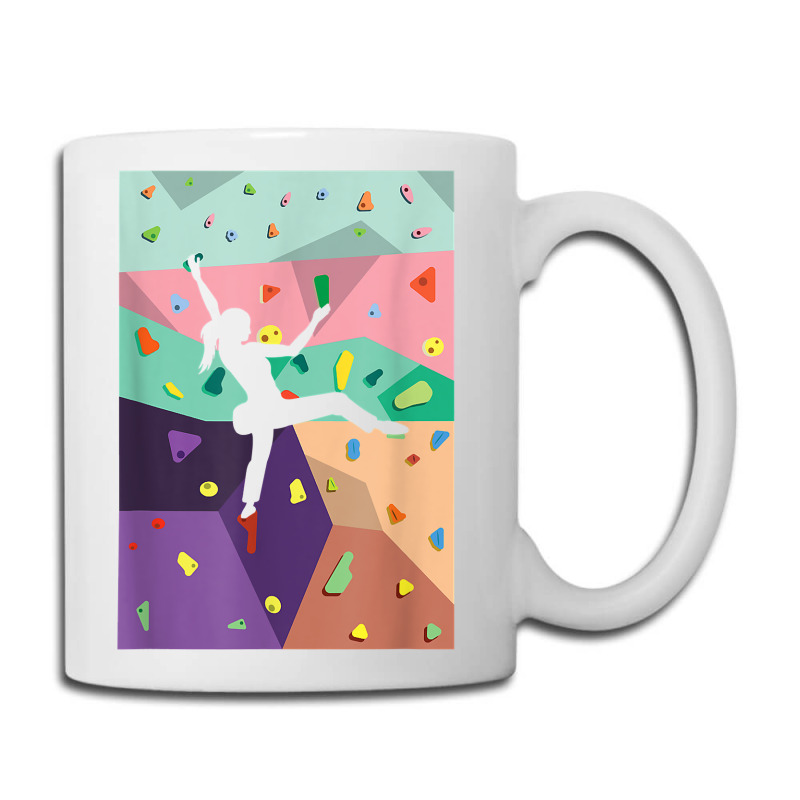 Wall Climbing Indoor Rock Climbers Action Sports Alpinism Coffee Mug | Artistshot