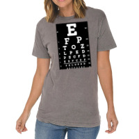 Eye Test Chart, Eye Test Charts, The Eye Test Chart, Eye Test Chart Ar Vintage T-shirt | Artistshot