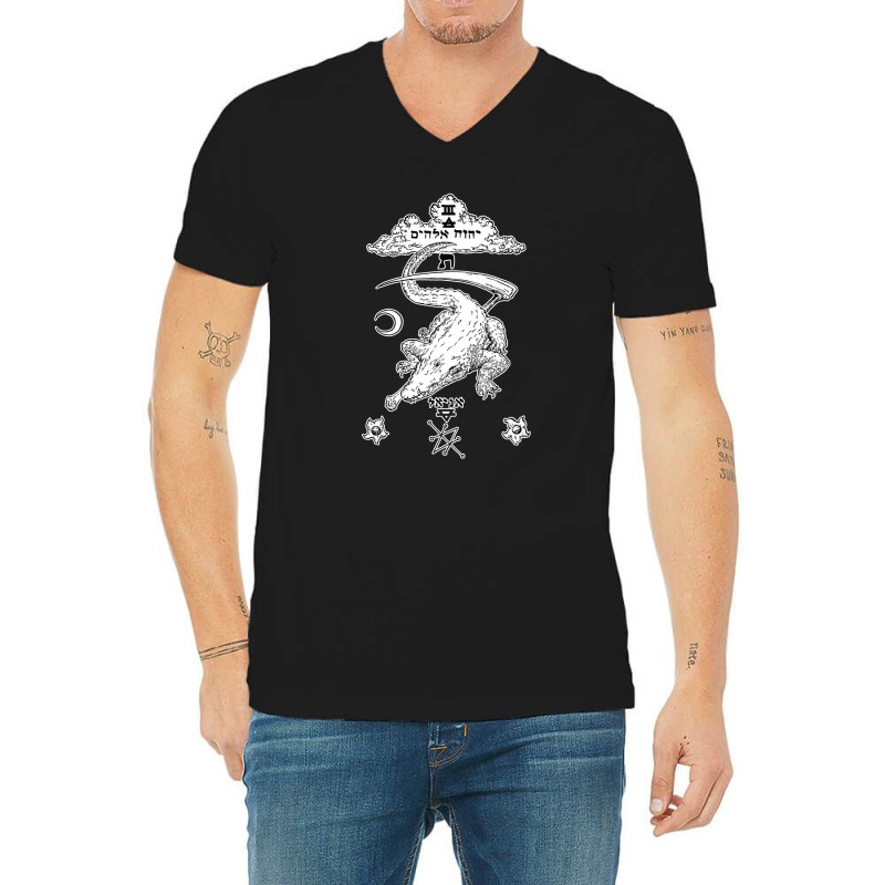 Saturn Talisman, Saturn, Talisman, Saturn Talismans, Saturn Talisman V V-neck Tee | Artistshot