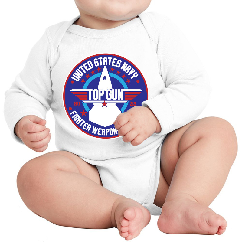 Us Navy Fighter Weapons School 22 Long Sleeve Baby Bodysuit by Crowley Tidwell | Artistshot