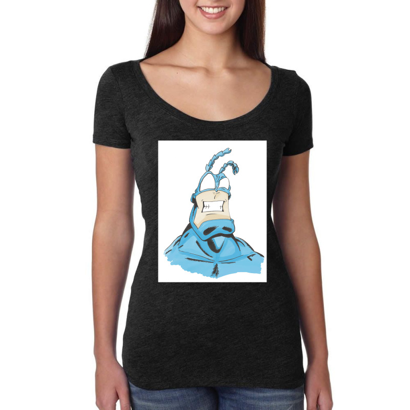 The Tick Classic Women's Triblend Scoop T-shirt by cm-arts | Artistshot