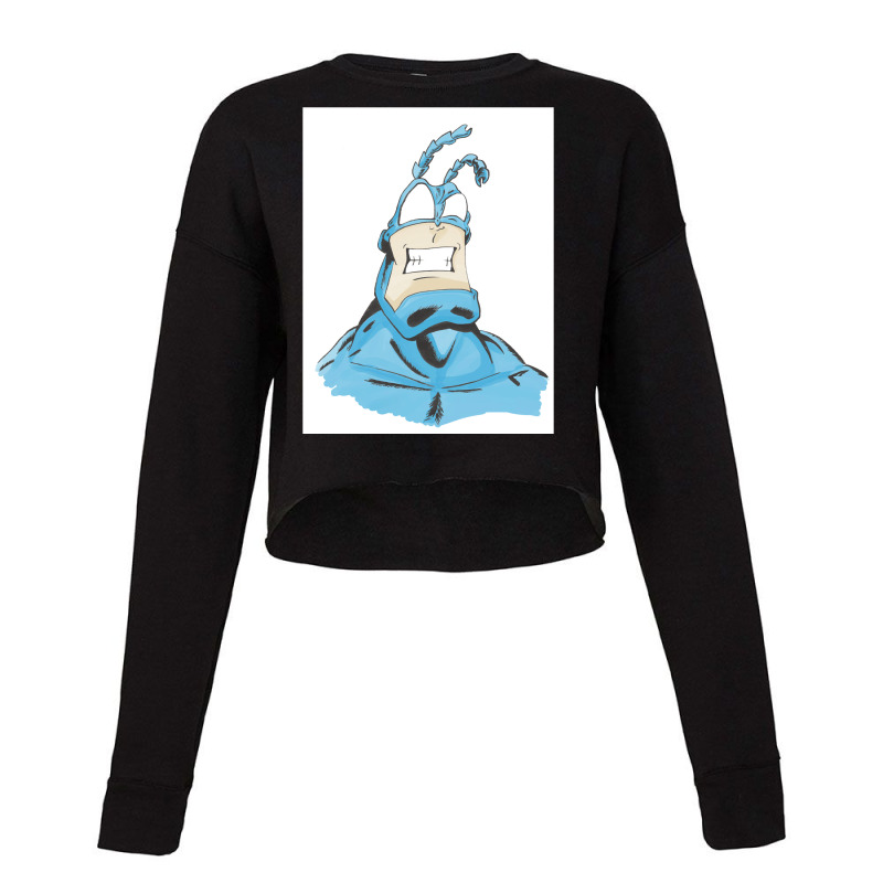 The Tick Classic Cropped Sweater by cm-arts | Artistshot