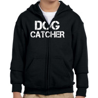 Halloween Dog Catcher Costume Youth Zipper Hoodie | Artistshot