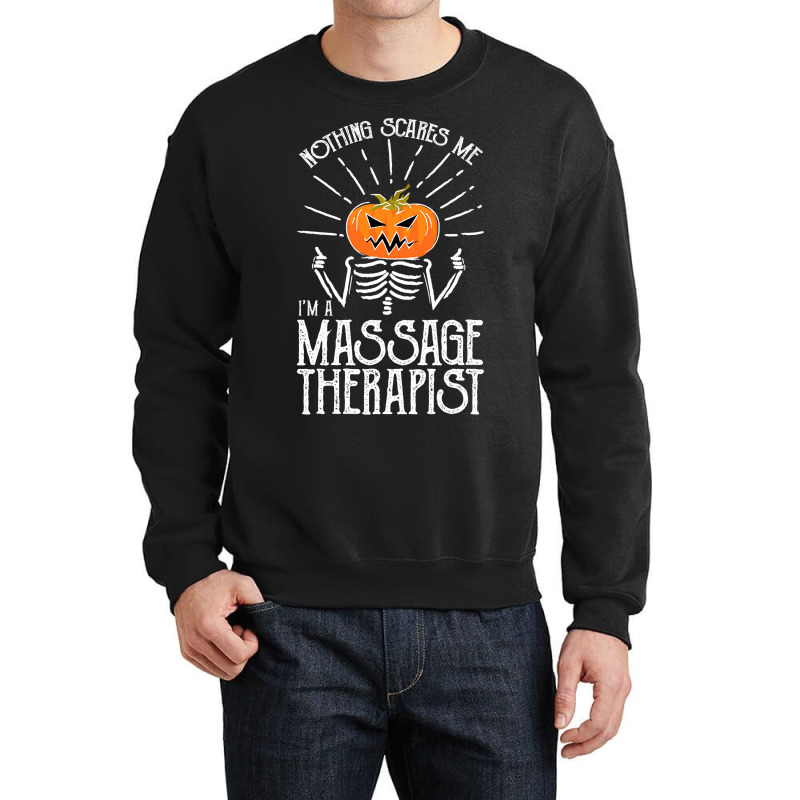 Halloween I M A Massage Therapist Massage Therapy Crewneck Sweatshirt by Haley1989 | Artistshot