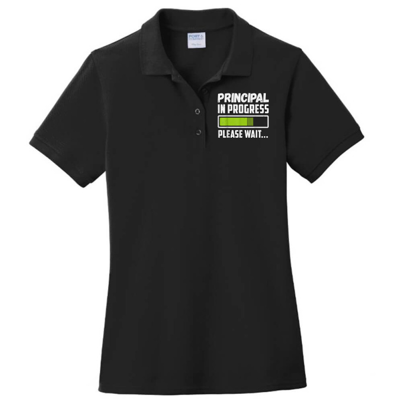 Principal In Progress Please Wait Future School Principal Ladies Polo Shirt by MomoeNakatsuji | Artistshot