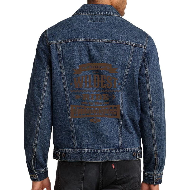 Big Thunder Mountain Wildest Ride Men Denim Jacket | Artistshot