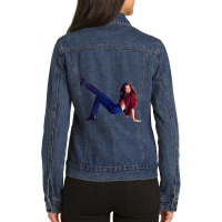 Brooke Shields Ladies Denim Jacket | Artistshot