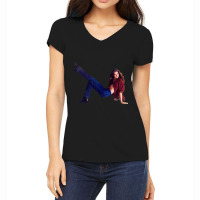 Brooke Shields Women's V-neck T-shirt | Artistshot