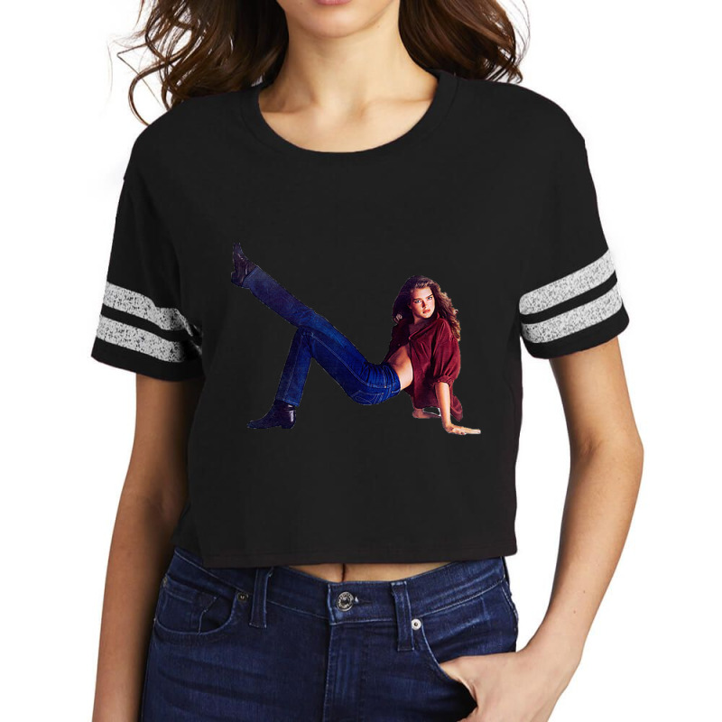 Brooke Shields Scorecard Crop Tee by cm-arts | Artistshot