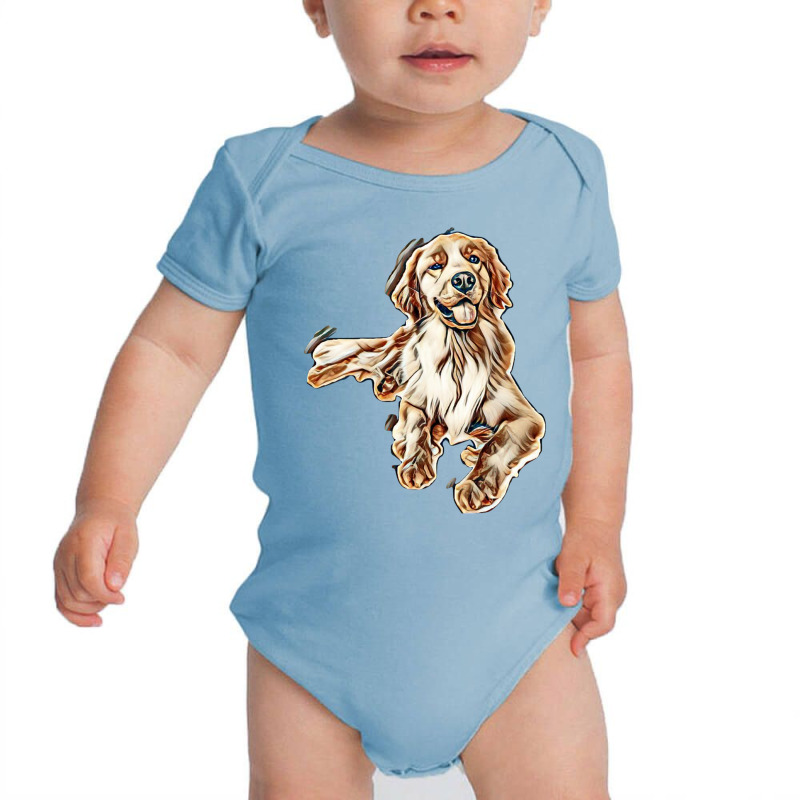 Love My Dogs Baby Bodysuit by Kemnabi | Artistshot