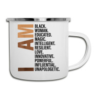 I Am Black Woman Drippin Melanin Black History Month Gift Funny Men Camper Cup | Artistshot