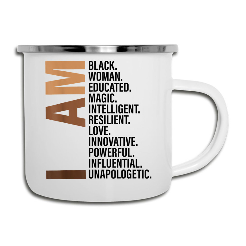 I Am Black Woman Drippin Melanin Black History Month Gift Funny Men Camper Cup | Artistshot