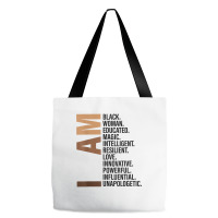 I Am Black Woman Drippin Melanin Black History Month Gift Funny Men Tote Bags | Artistshot