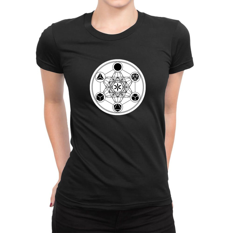 Om Mantra Buddhism Yoga Symbol Sound Of The Universe 10992042 Ladies Fitted T-Shirt by riska_art | Artistshot