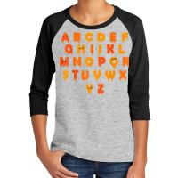 Alphabet Lazy Halloween Costume Cute Letters Teacher Youth 3/4 Sleeve | Artistshot