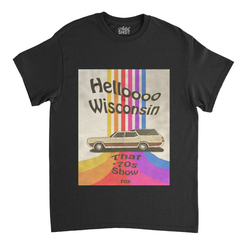 Hello Wisconsin Classic T-shirt by cm-arts | Artistshot