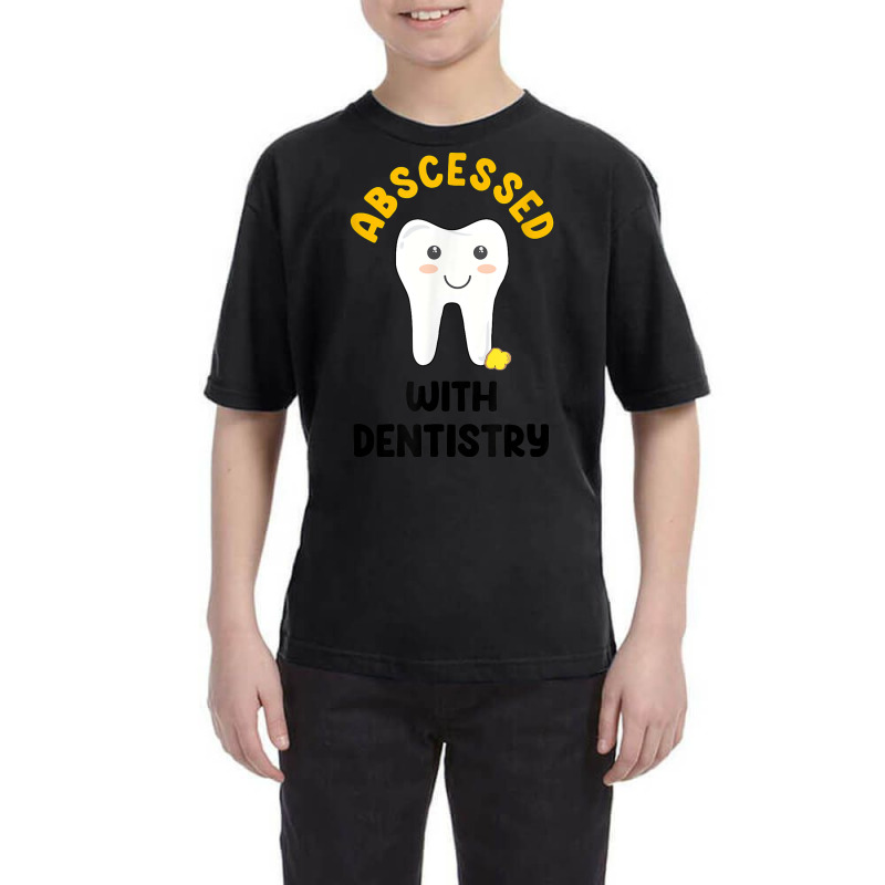 Cute Abscessed With Dentistry   Funny Dental Oral Pun Shirt Youth Tee | Artistshot