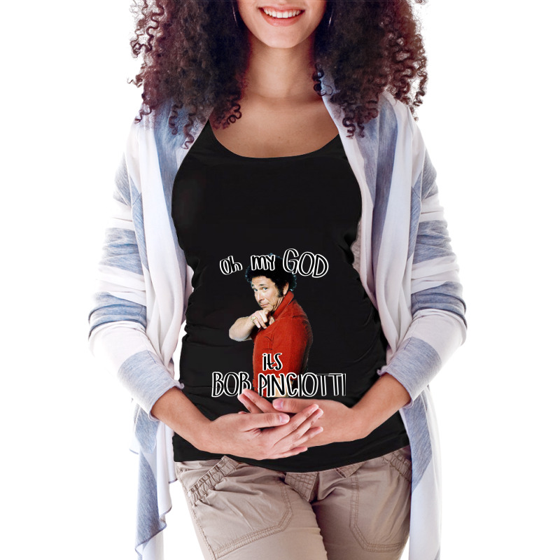 Oh My God Its Bob Pinciotti Premium Scoop Maternity Scoop Neck T-shirt by cm-arts | Artistshot